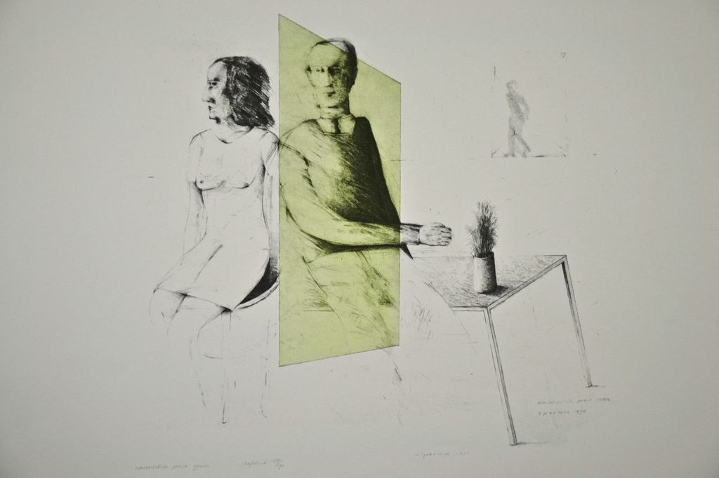 Kees Spermon: Zeefdruk. Conversation piece green kopen? Bied vanaf 20!