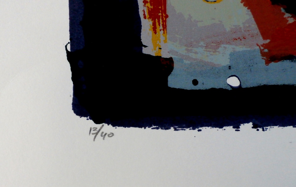 Siebrand Weitenberg - zeefdruk - 1990 kopen? Bied vanaf 45!