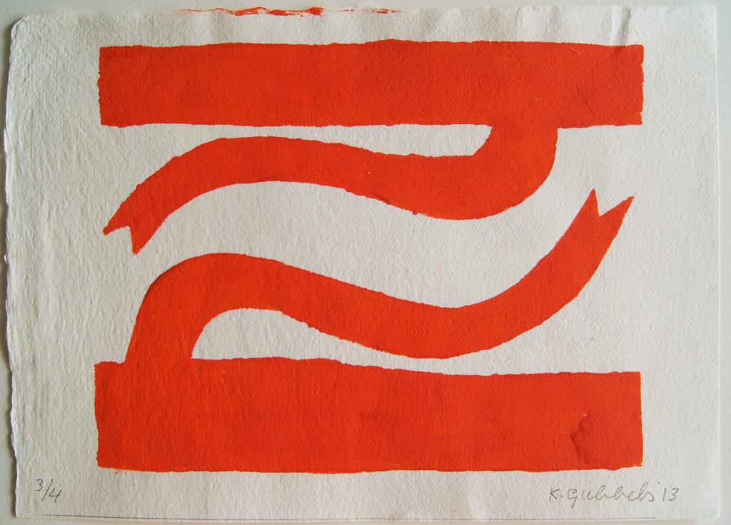 Klaas Gubbels sjabloondruk uit 2013 oplage 4 ex. kopen? Bied vanaf 375!