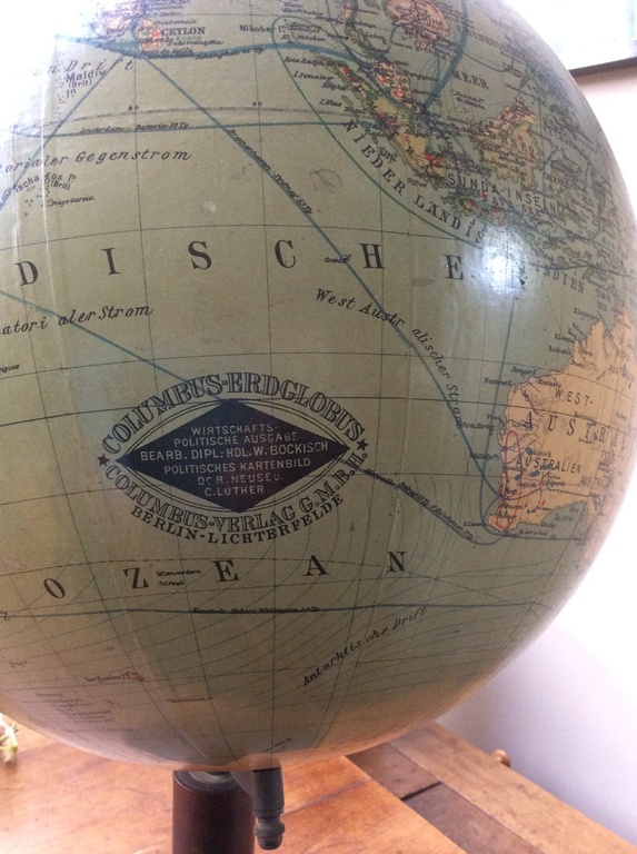 Art Deco Globe met kompas kopen? Bied vanaf 85!