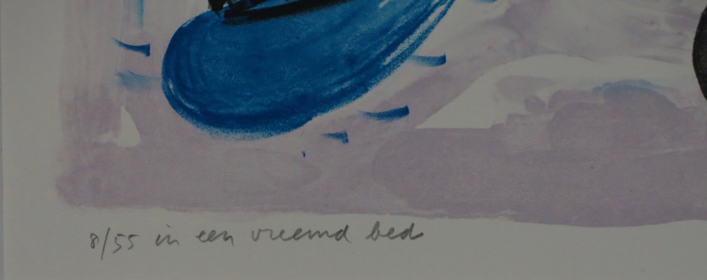 Jan de Bruin: Litho, In een vreemd bed kopen? Bied vanaf 20!