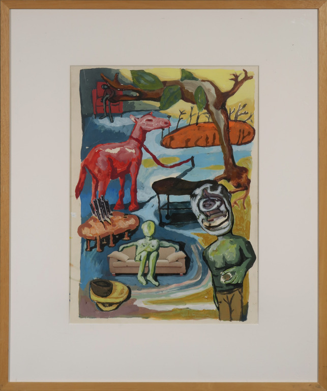 Coen Meulendijks: Gemengde techniek, Z.T. - Ingelijst kopen? Bied vanaf 50!