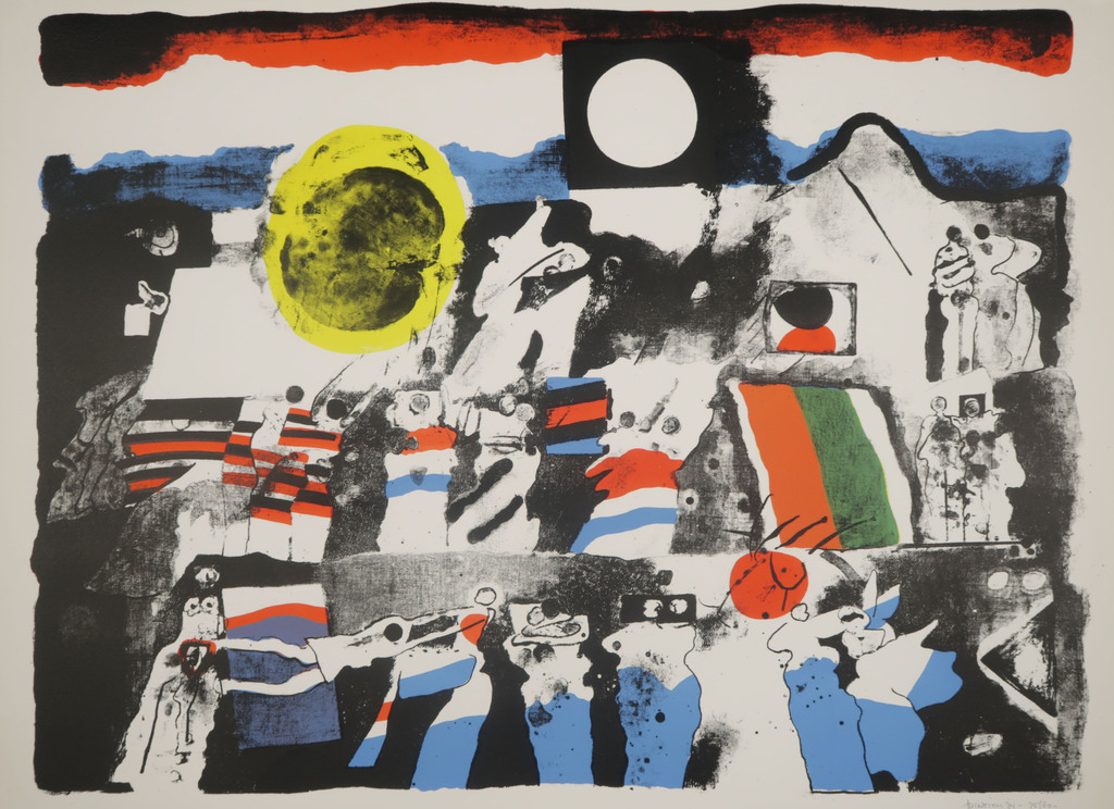 Jef Diederen: Litho, Z.T. verkocht voor € 60!