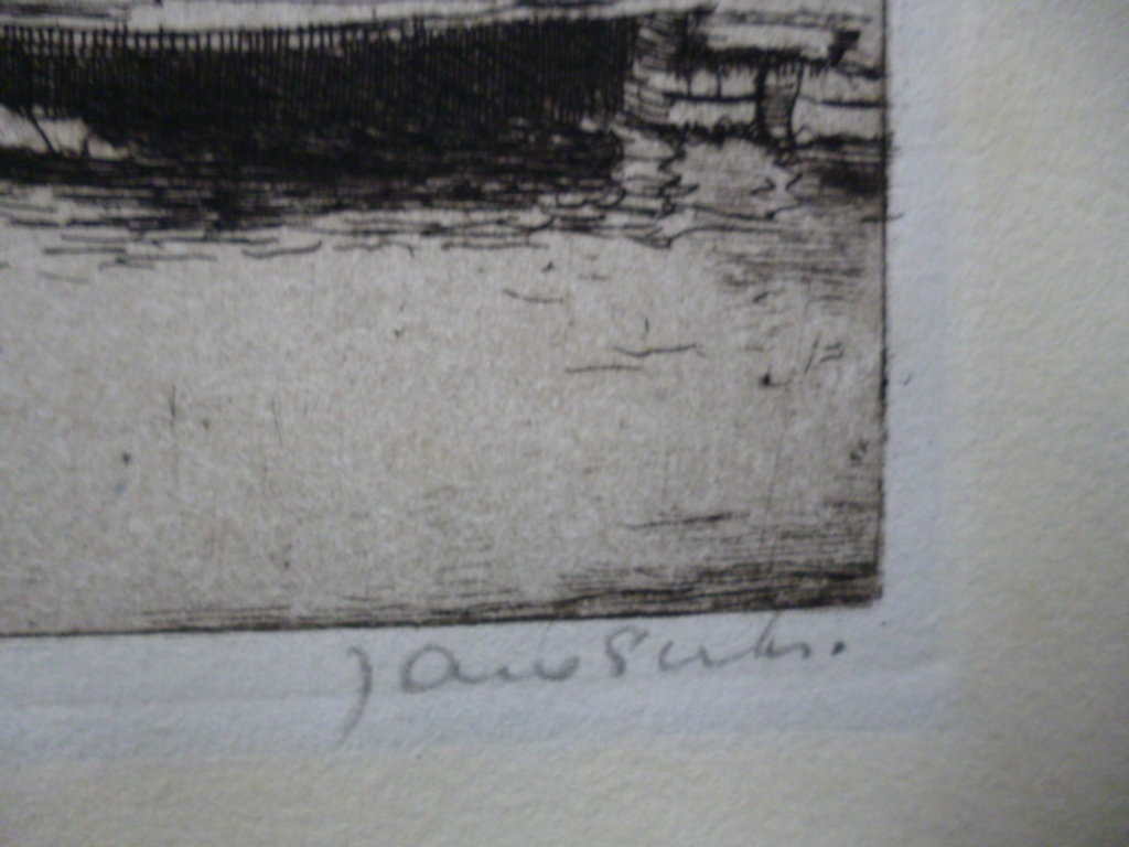 Jan Sirks - ets - Molen Schieveen kopen? Bied vanaf 20!