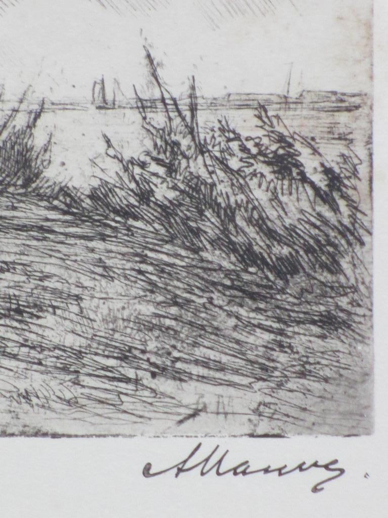 Anton Mauve, Schuitenjager met paarden, Ets kopen? Bied vanaf 45!