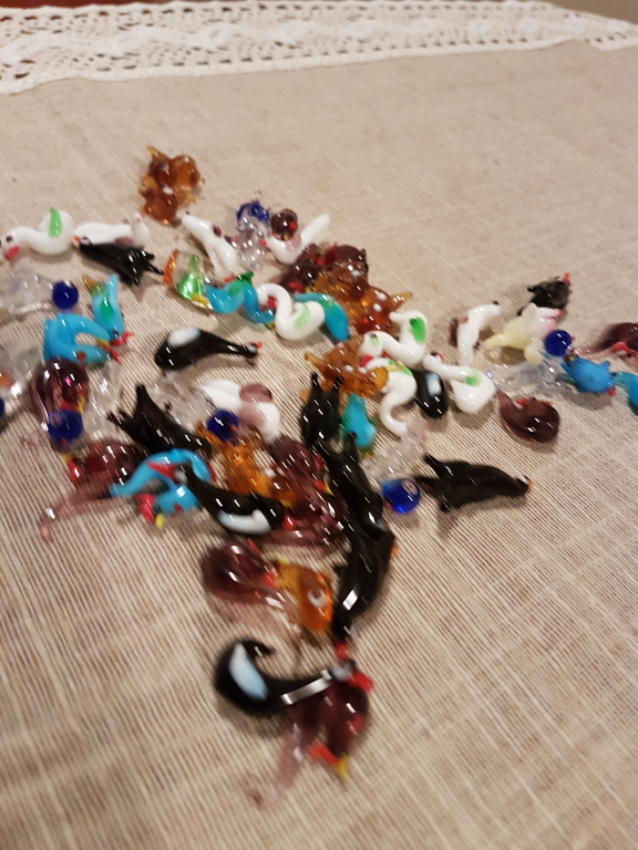 Vintage lotto Murano zoo- 20 pz - Original Murano anni 50/60  heel oud-productie kopen? Bied vanaf 1!