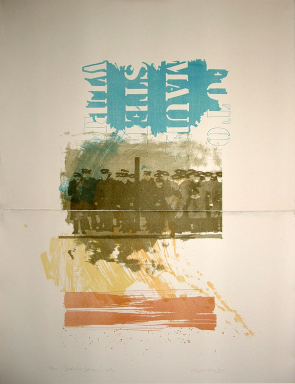 Rob Janssens - kleurenlitho - Berliner Jazz verkocht voor € 50!