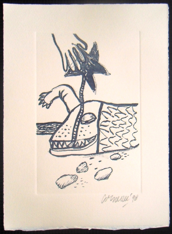 Corneille : Zee,strand en dier verkocht voor € 60!