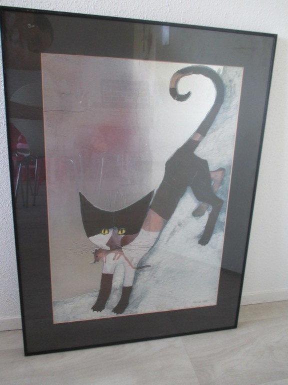 Rosina Wachtmeister  Poes met muis kopen? Bied vanaf 125!