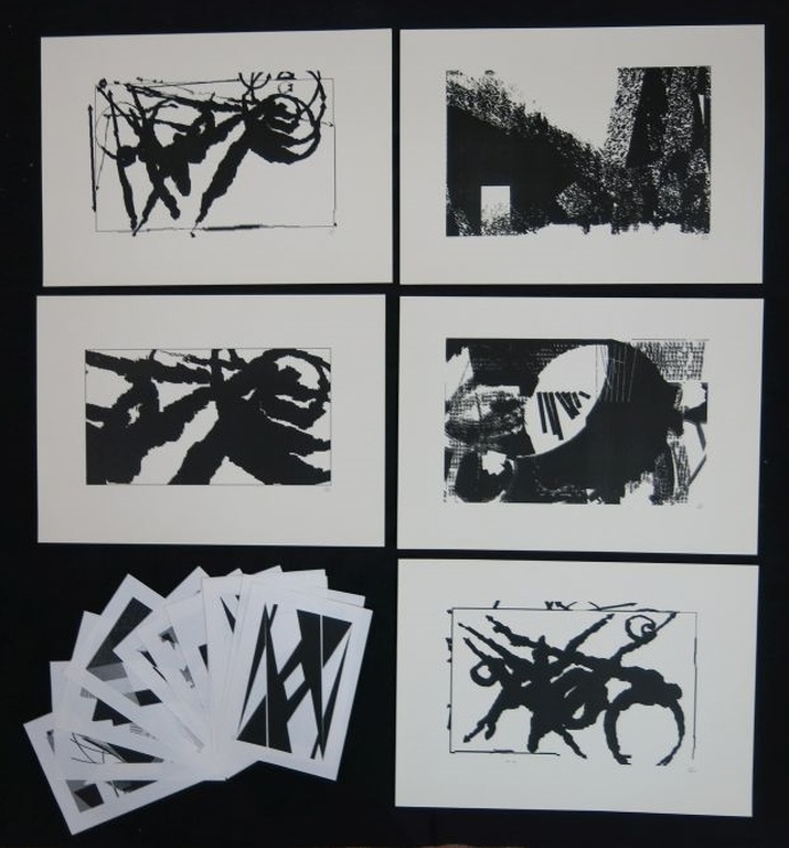 Benten van Schie: Map met 19 computerprints, Beeldbeweging verkocht voor € 35!