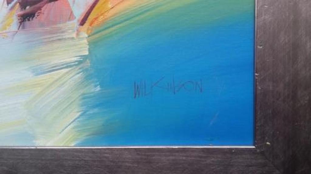 Wilkinson - abstracte compositie - olieverf op doek kopen? Bied vanaf 1!