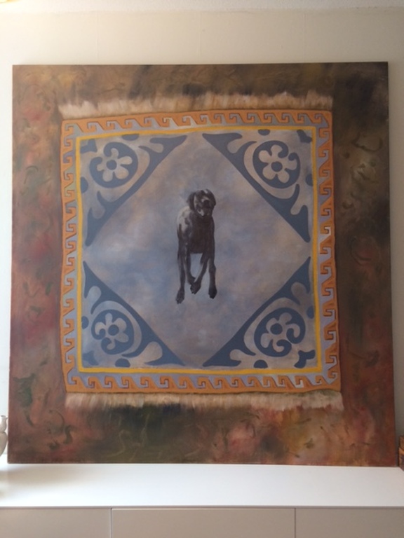 Groot schilderij Patrick Bergsma, 190 b / 200 h, olieverf op doek kopen? Bied vanaf 1500!
