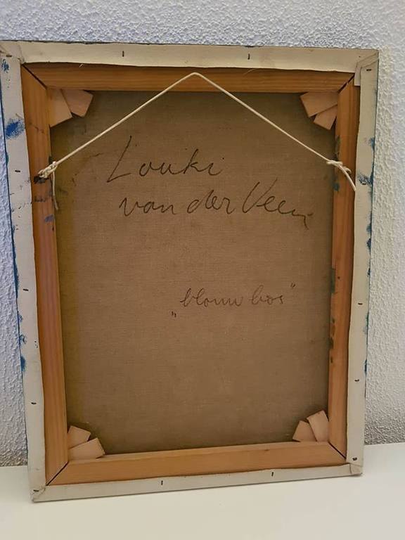 Louki ( Louise) van der Veen (1933) Olieverf.  kopen? Bied vanaf 50!
