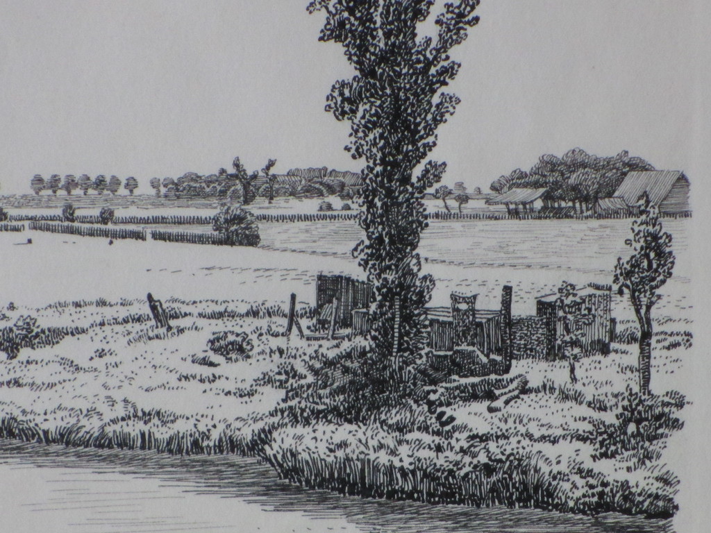 Arend Hendriks, De Selenge bij Wolphaartsdijk Zuid-Beveland, Ets  kopen? Bied vanaf 40!