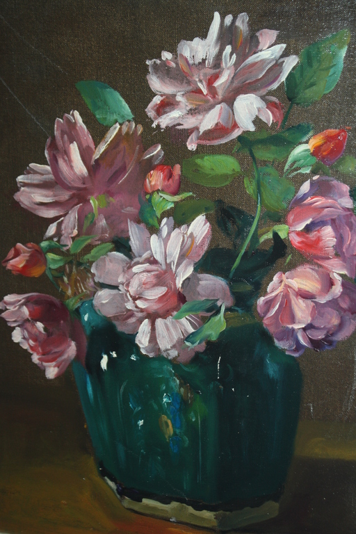 PIOENEN IN ANTIEKE GEMBERPOT van OOSTVEEN kopen? Bied vanaf 1!