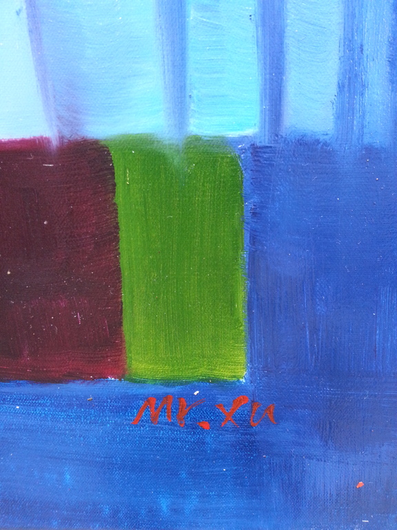 Mr, Xu, origineel op linnen in lijst kopen? Bied vanaf 200!