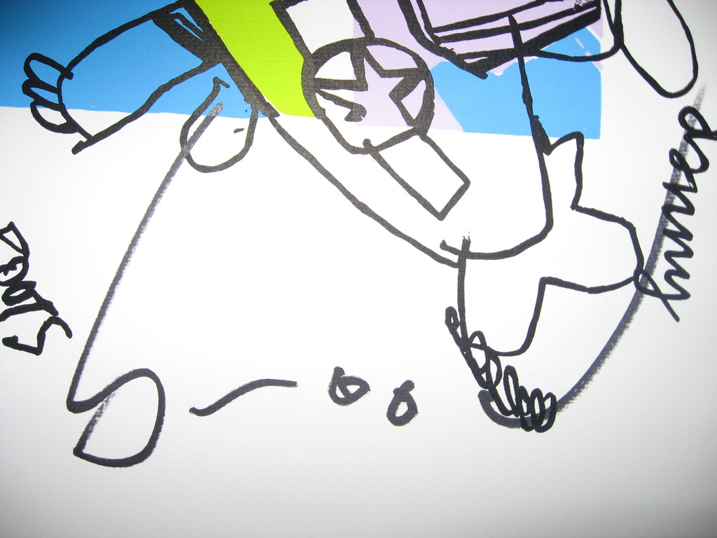 Herman Brood: Kleurenzeefdruk, Biggles kopen? Bied vanaf 99!