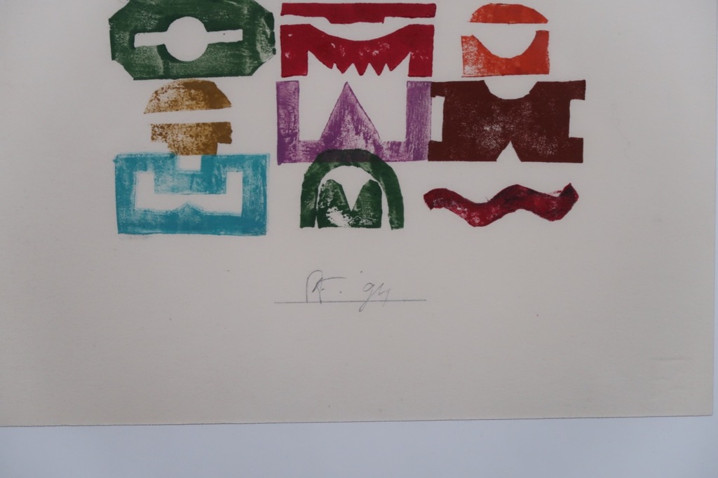 Piet Franzen: Hoogdruk op papier, Z.T. III - Ingelijst kopen? Bied vanaf 35!