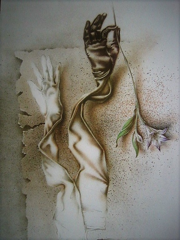 Zeldzaam mooi (kleine oplage !!) Poen de Wijs (1948-2014) Litho "de Lelie" kopen? Bied vanaf 1!
