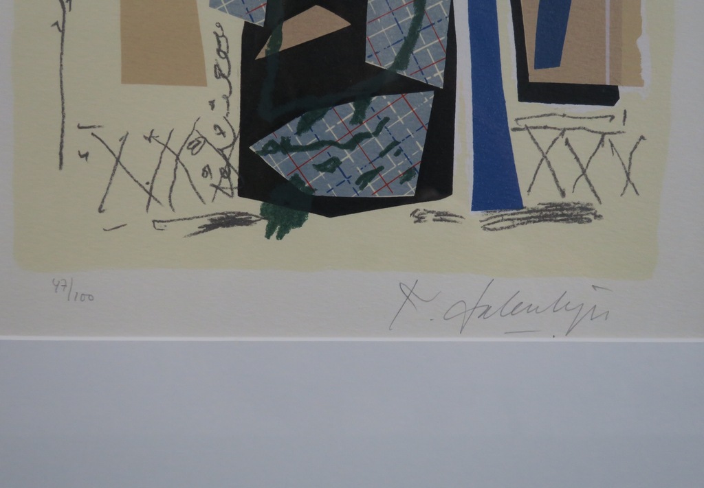 kees Salentijn: Zeefdruk, Pan comido IV - Ingelijst kopen? Bied vanaf 50!