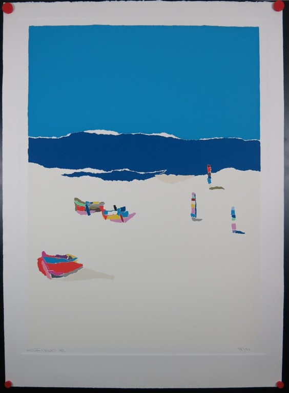 Gerard 't Hart: Zeefdruk, Strand kopen? Bied vanaf 40!