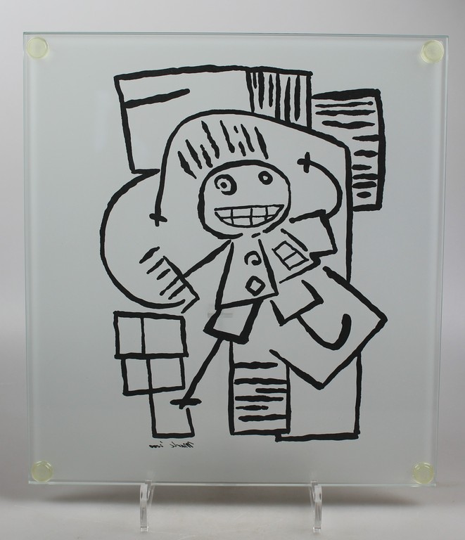 Mark Jurriëns "Het kind in Cobra" glazen object kopen? Bied vanaf 15!