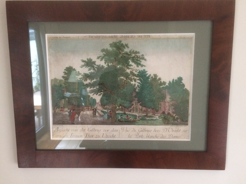 Balthasar Friedrich Leizel - ACHTTIENDE EEUWSE GEKLEURDE OPTICA MET UTRECHTS STADSGEZICHT kopen? Bied vanaf 95!