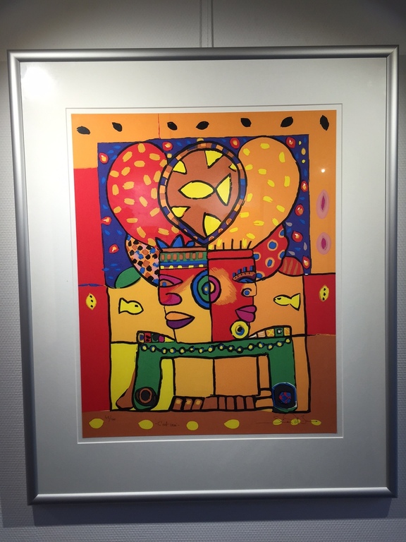 Simon & Bruno - C'est vrai - kleuren zeefdruk nr 43 - gesigneerd - oplage 160 verkocht voor € 41!