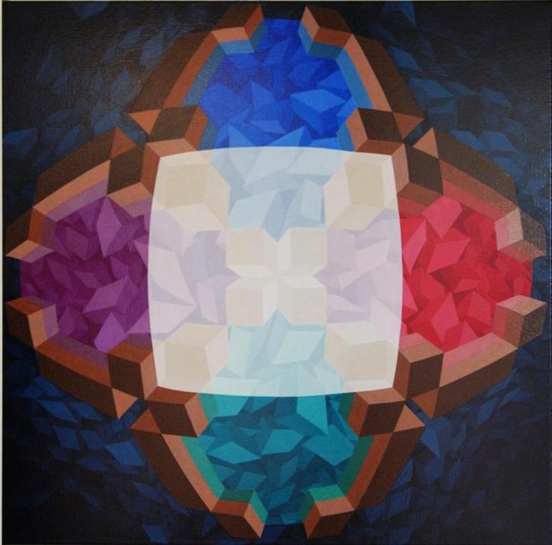 Hans Klaui: origineel schilderij ZT 10, acryl op linnen kopen? Bied vanaf 500!