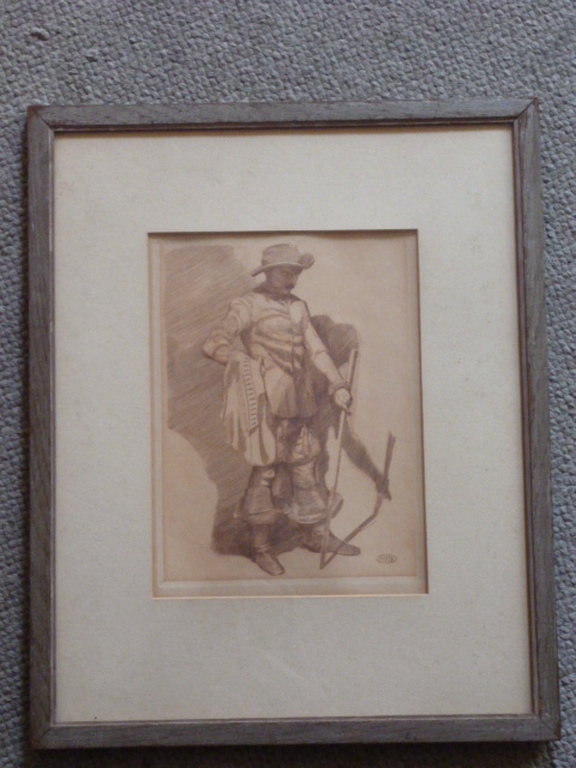 Henri Frédéric Boot - gravure - Man in kledij van de burgerwacht kopen? Bied vanaf 25!