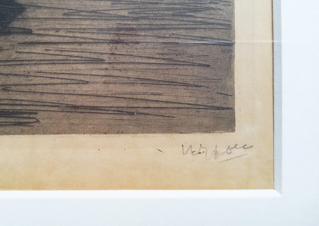 Willem Witsen - Schepen in de Oude Schans, ets (mooi ingelijst) kopen? Bied vanaf 295!