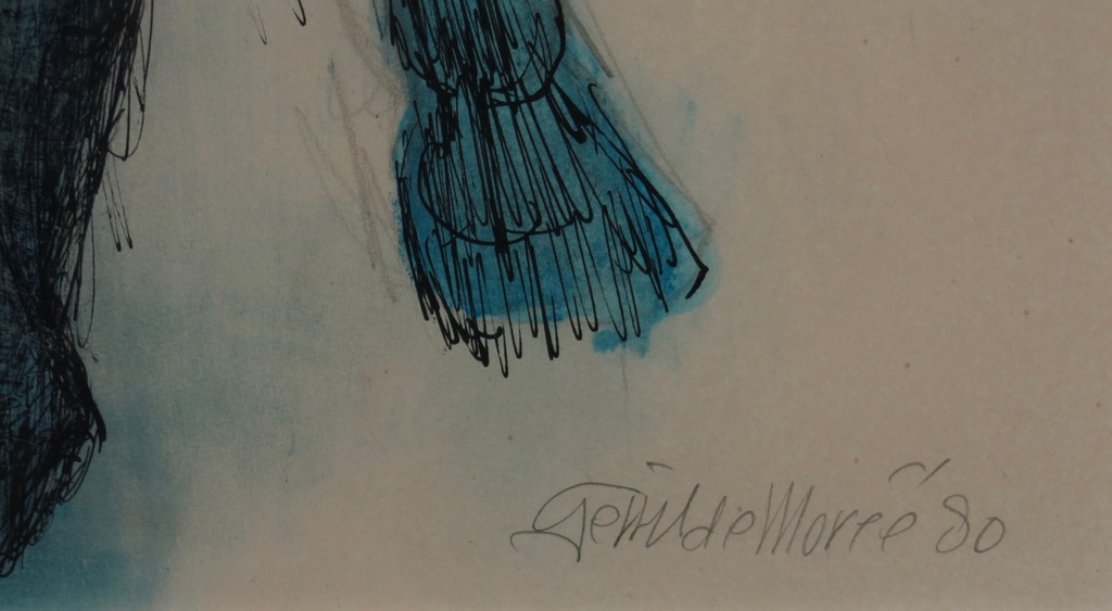 Gerrit de Moree: Inkt op papier, Horseman -Ingelijst kopen? Bied vanaf 180!