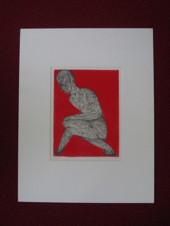 Late en  zeldzame 1987 gesigneerde Kees Spermon (1941-1992) Lithografie  kopen? Bied vanaf 1!