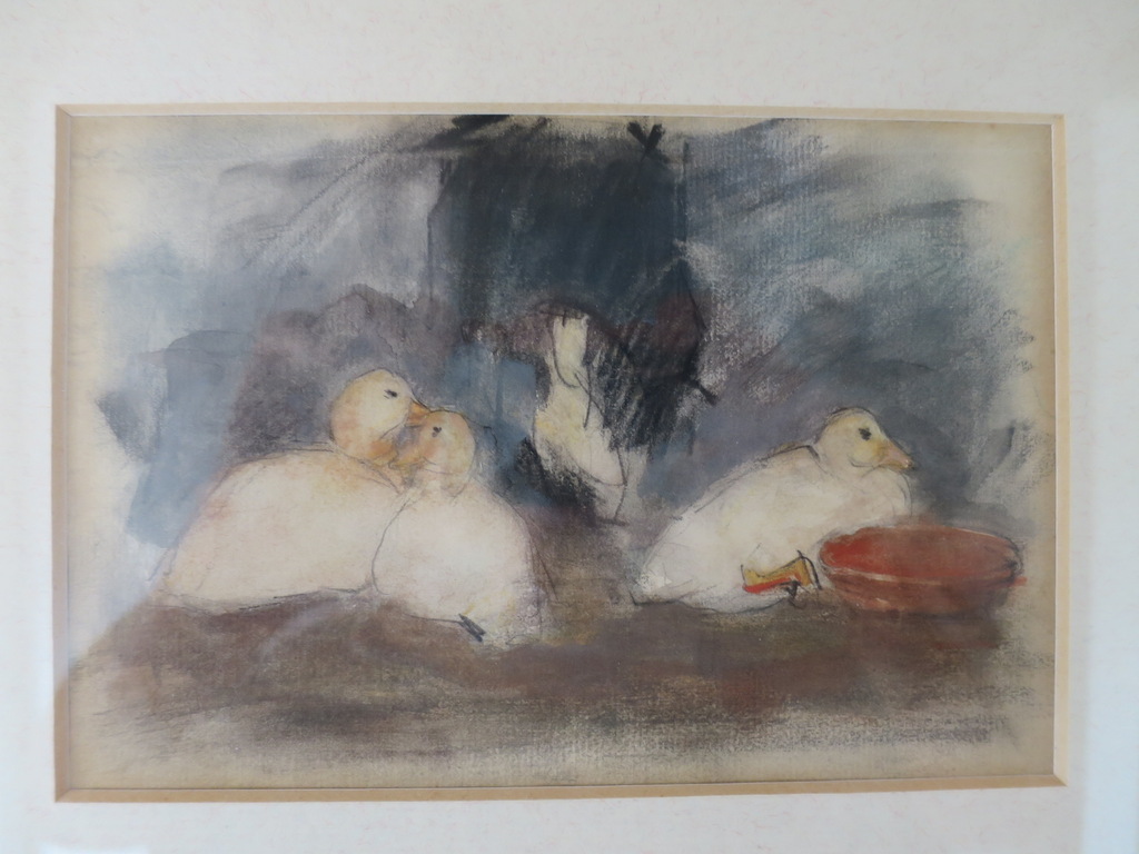 Floris Arntzenius, krijtstudie eendjes kopen? Bied vanaf 525!