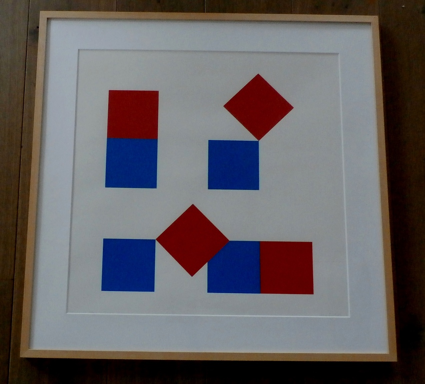 Els de Groot - Zeefdruk: Movement -1975 verkocht voor € 85!