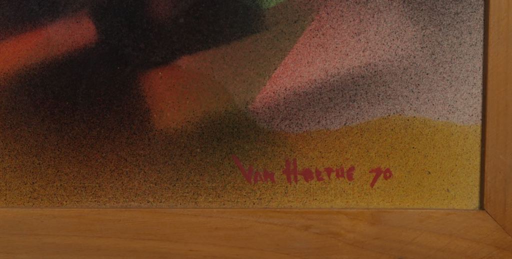 Jan van Holthe: Monotype, Nature morte - Ingelijst kopen? Bied vanaf 35!