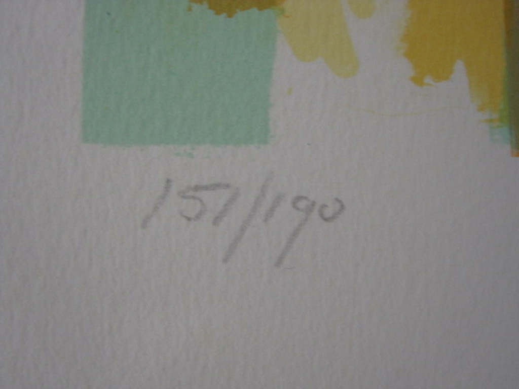 Grote 1987 abstract figuratieve gesigneerde Litho "I" Richard Smeets (1955) kopen? Bied vanaf 1!