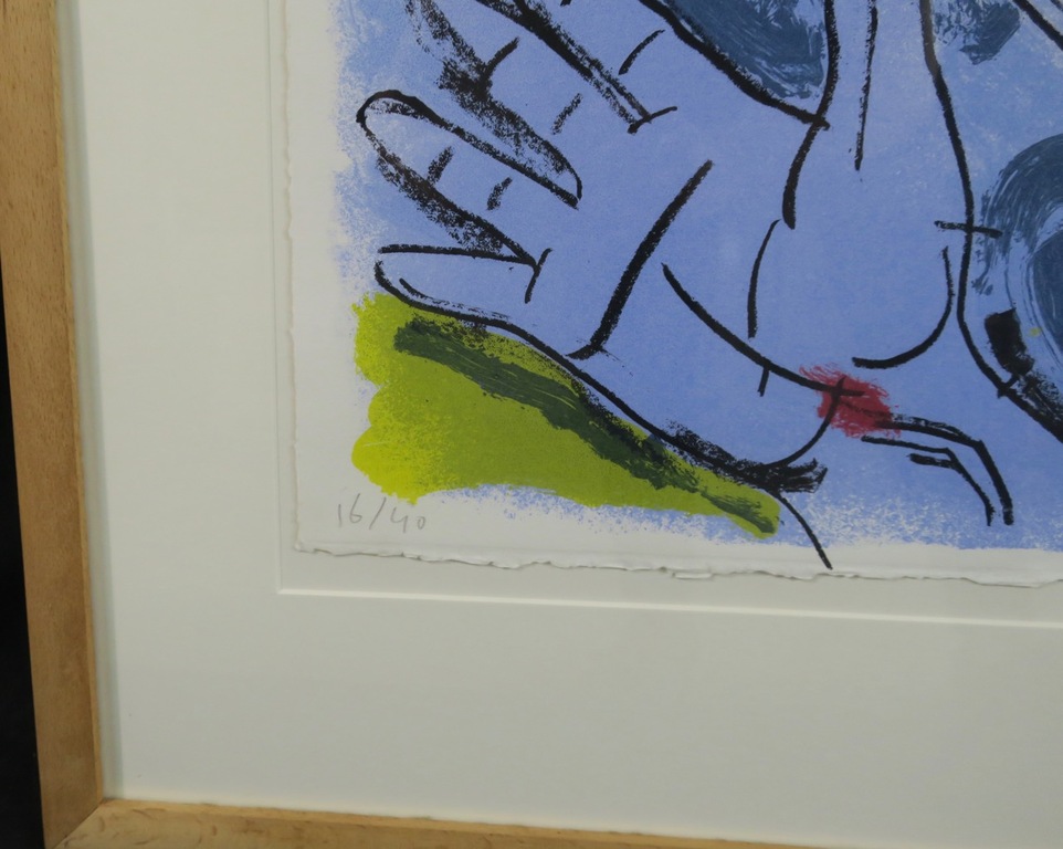 Anton Vrede: Litho, Stepping out - Ingelijst kopen? Bied vanaf 40!
