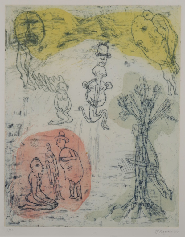 Hanny Ramaer: Ets, Z.T. - Ingelijst kopen? Bied vanaf 1!