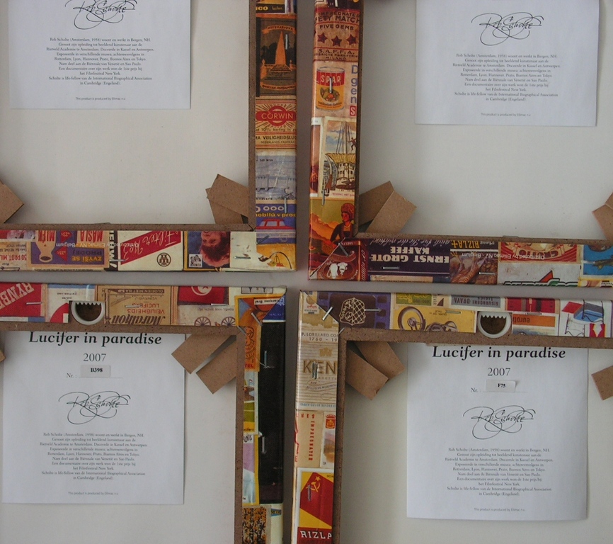 ROB SCHOLTE  -  Lucifer in paradise  -   4 werken kopen? Bied vanaf 60!