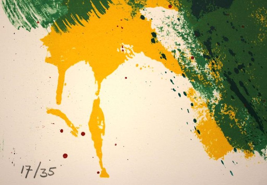 JOHANN van den NOORT  Grote Zeefdruk  ABSTRACT II  Handgesigneerd kopen? Bied vanaf 45!