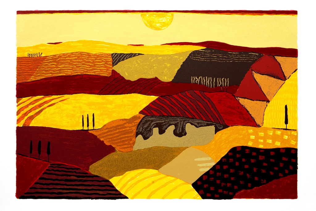 Ronald Boonacker, Gemsbokvlakte, Zuid Afrika, Zeefdruk kopen? Bied vanaf 85!