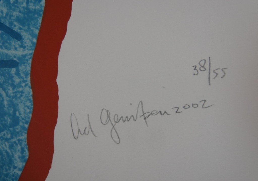 Ad Gerritsen: Zeefdruk, Slapende vrouw kopen? Bied vanaf 1!