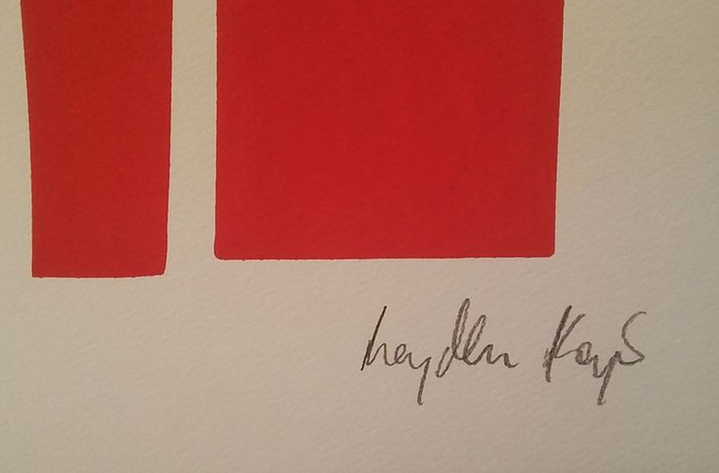 Hayden Kays - Tweeluik - Vote (blue&red edition) - handgesigneerde zeefdruk kopen? Bied vanaf 145!