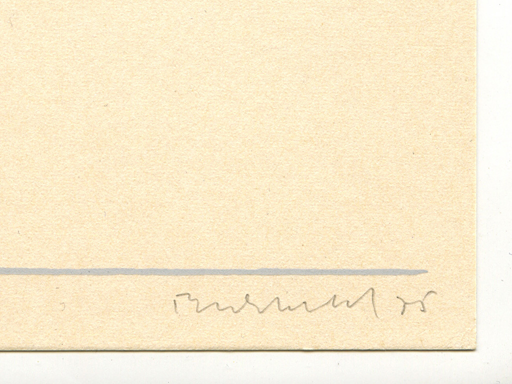 Erwin Bechtold, ‘Abstracte compositie’, originele litho, handgesigneerd, 1975 kopen? Bied vanaf 30!