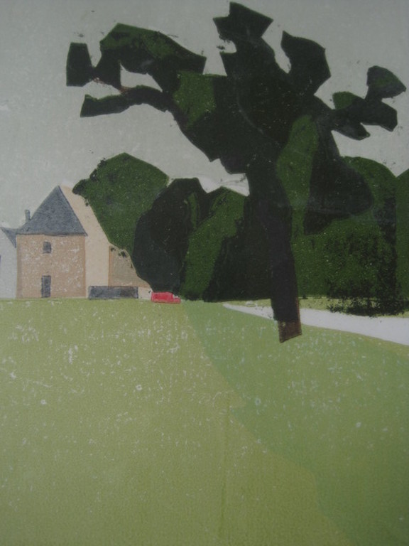 Gerard Ettema ( 1931- ) kleine oplage  litho "Hollands landschap" gesigneerd  kopen? Bied vanaf 1!