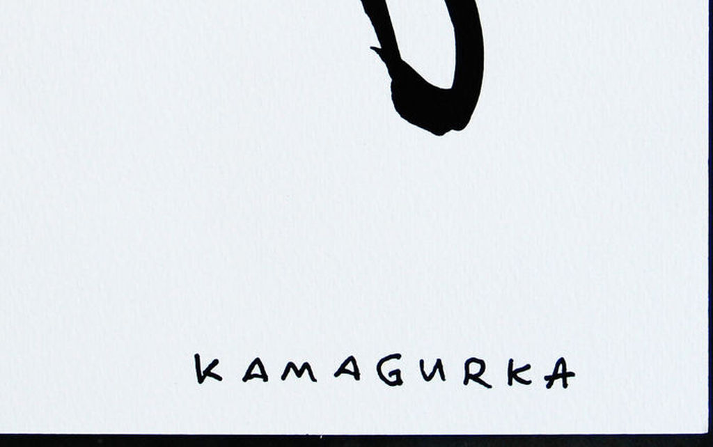 KAMAGURKA, schilderij op papier, handgesigneerd kopen? Bied vanaf 300!