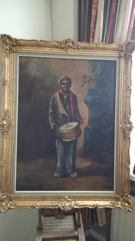 Onbekend kunstenaar, Olieverf op doek, De trommelaar kopen? Bied vanaf 1!