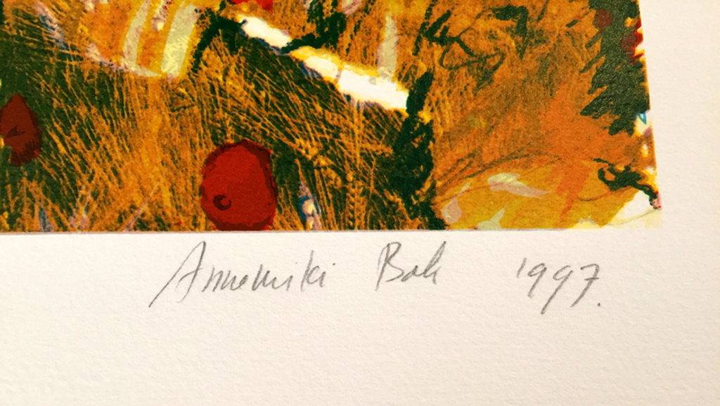 Annemiki Bok - Zomer - gesigneerde zeefdruk - 1992 kopen? Bied vanaf 35!