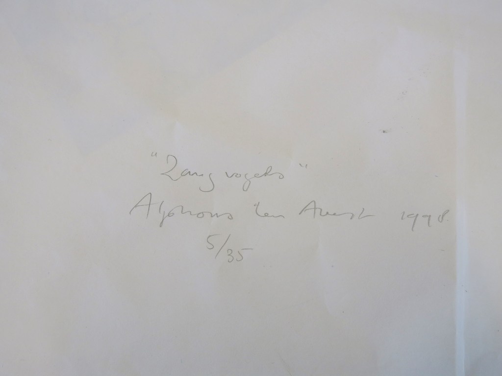 Alphons ter Avest: Zeefdruk, Zangvogels (groot) kopen? Bied vanaf 1!